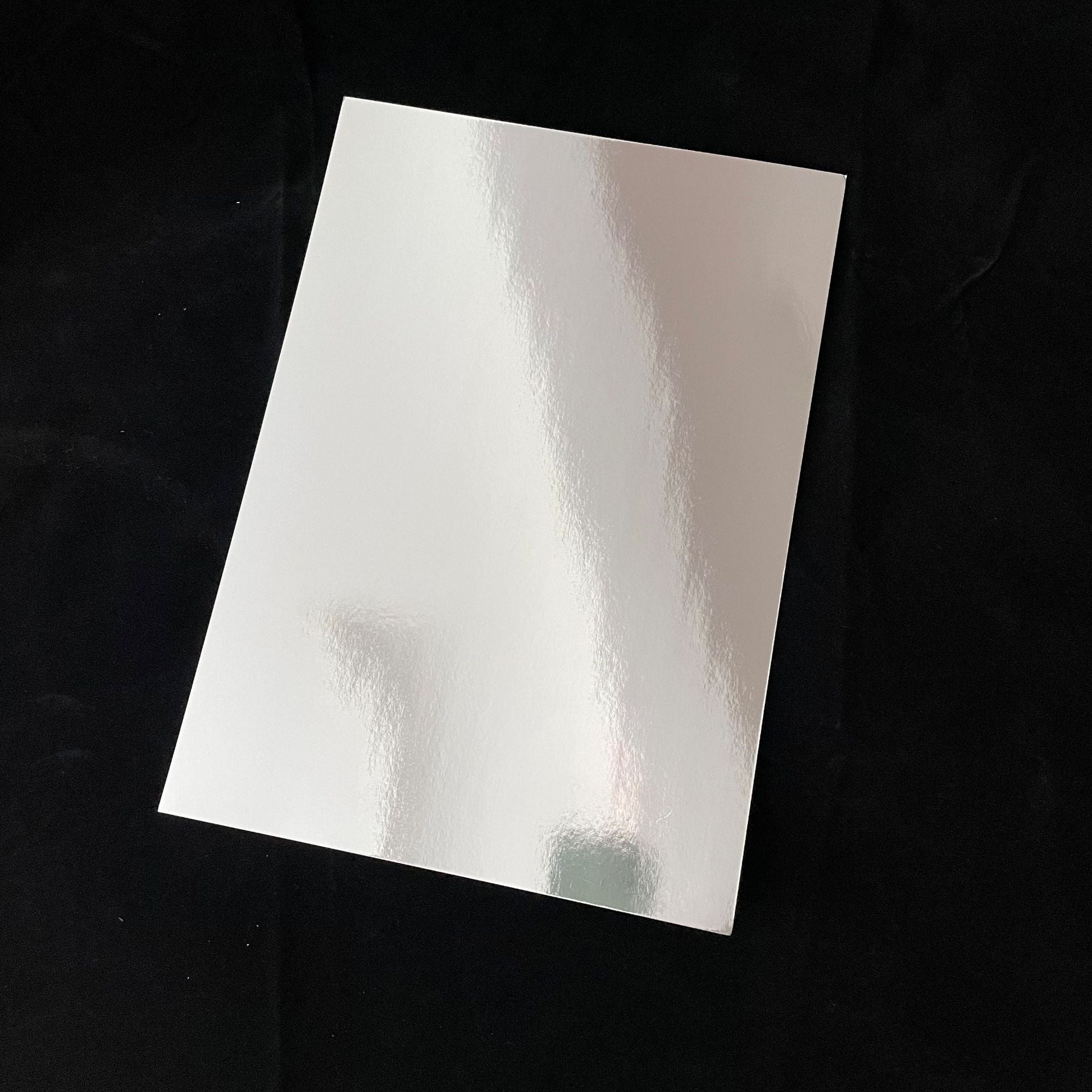 A4 Color Mirror Cardboard – Single-Sided Flash Paper for DIY Crafts, 12 Options - ViktaShop