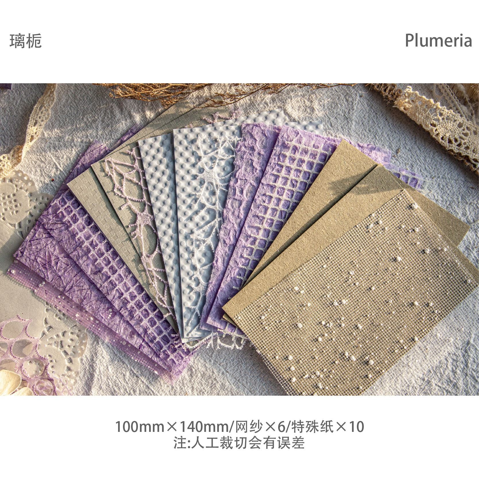 Retro Story Cloud Silk Scrapbooking Paper – Hollow Mesh Specialty Set - ViktaShop