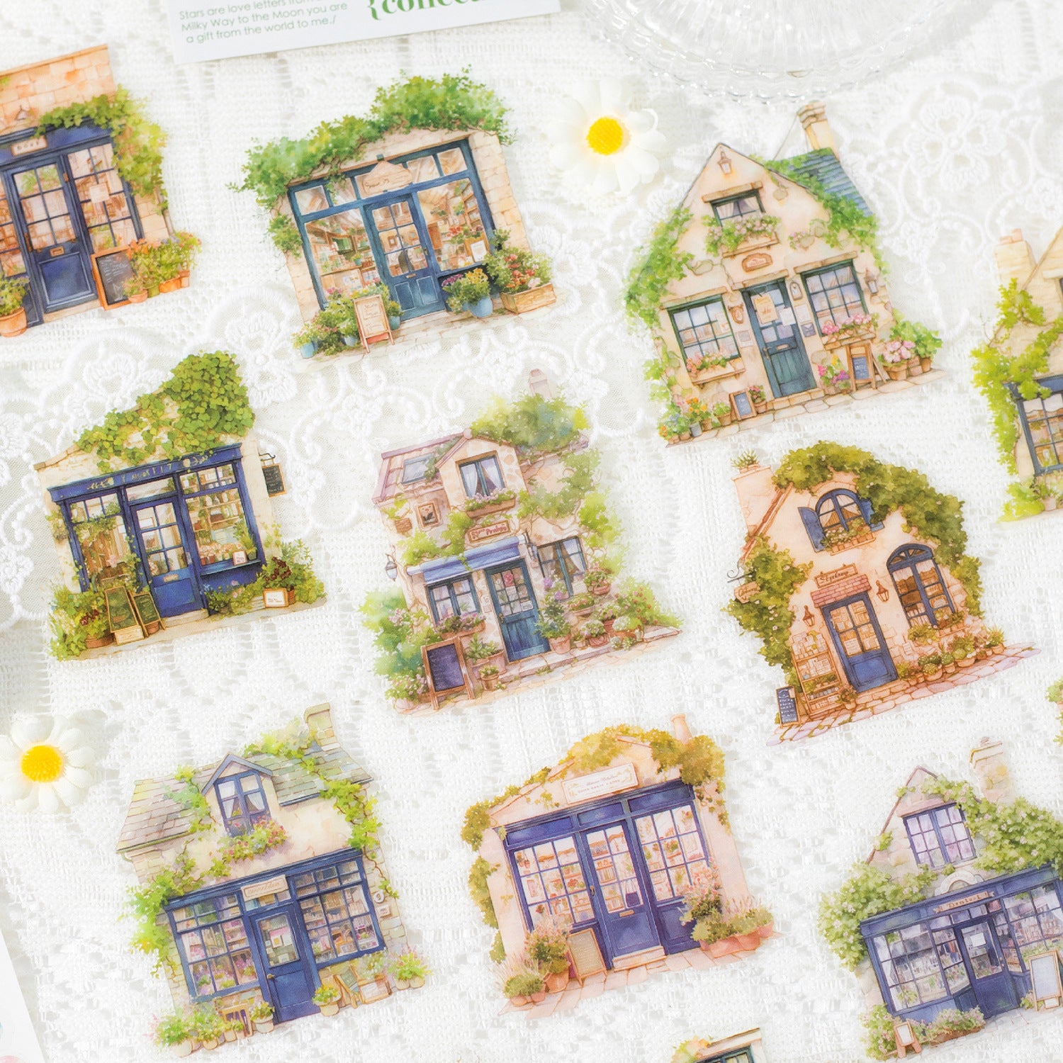 House Landscaping PET Stickers, 30 Pcs - ViktaShop