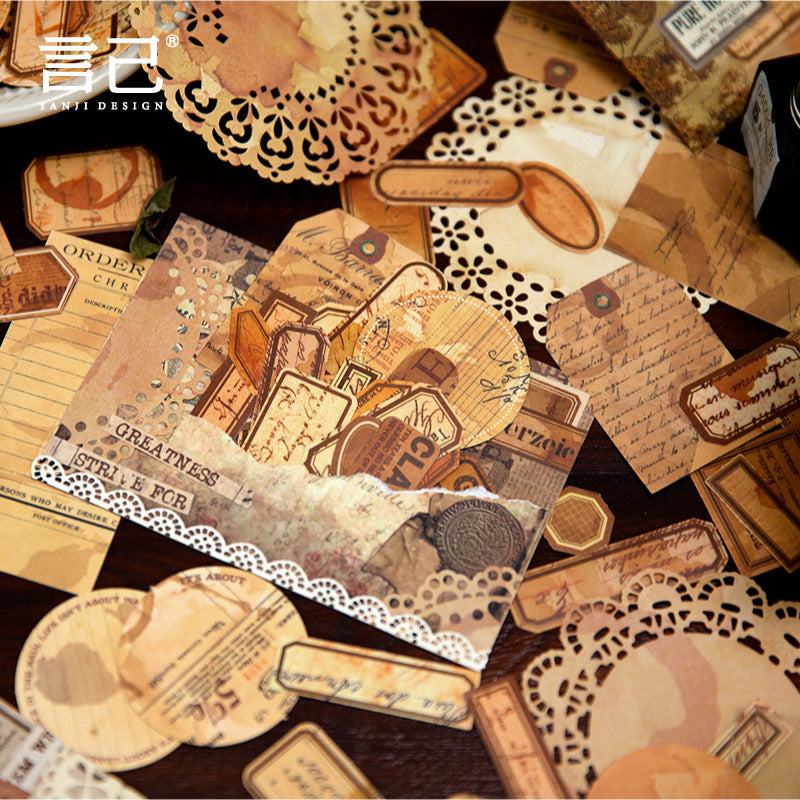 Material Bag – Coffee Town Series, Coffee Theme, 138 Pcs - ViktaShop
