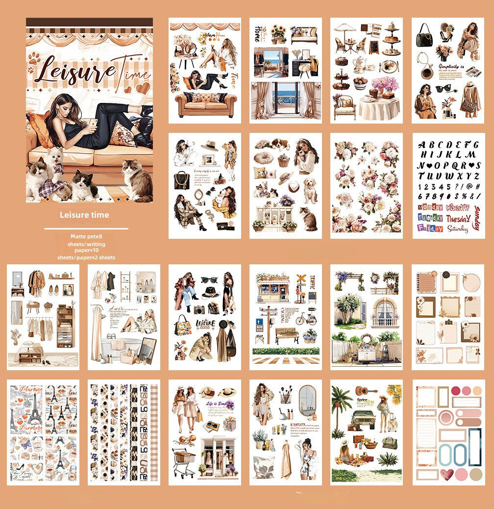 Alice Character PET Sticker Pack – Hand Account Decoration - ViktaShop