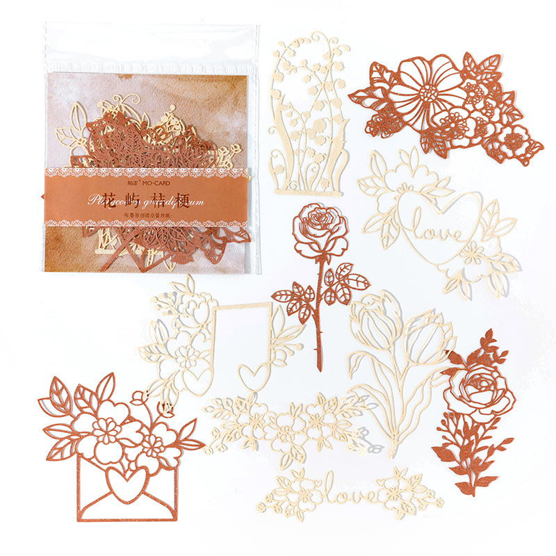 Vintage Material Paper – Retro Scrapbooking and Collage Paper Sheets - ViktaShop