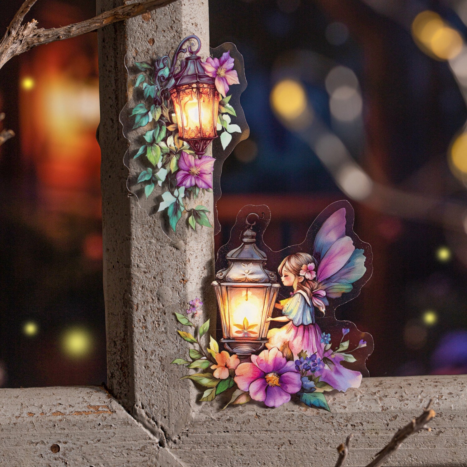 Firefly Stickers – Lighting Theme PET Stickers, 6 Designs - ViktaShop