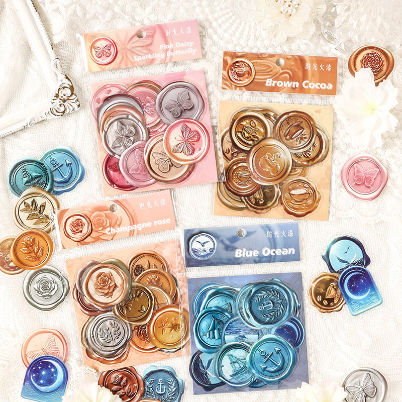 Time Fire Paint Series – PET Waterproof Stickers - ViktaShop