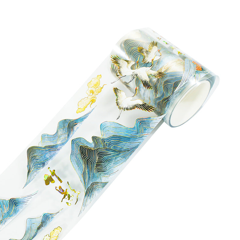 Antique Courtyard Landscape PET Tape – National Style - 2m
