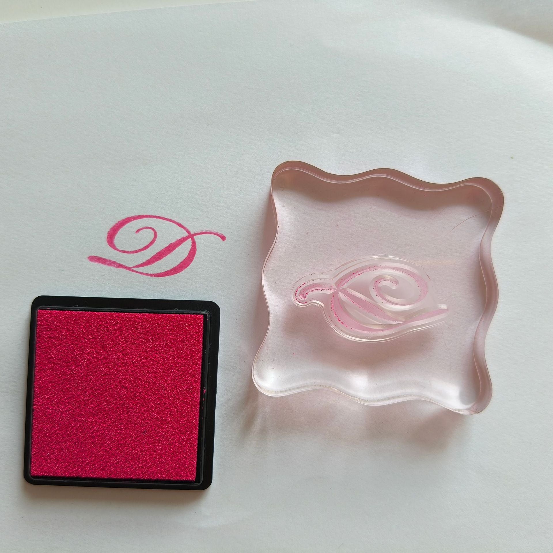 Small English Letters Transparent Silicone Stamp - ViktaShop