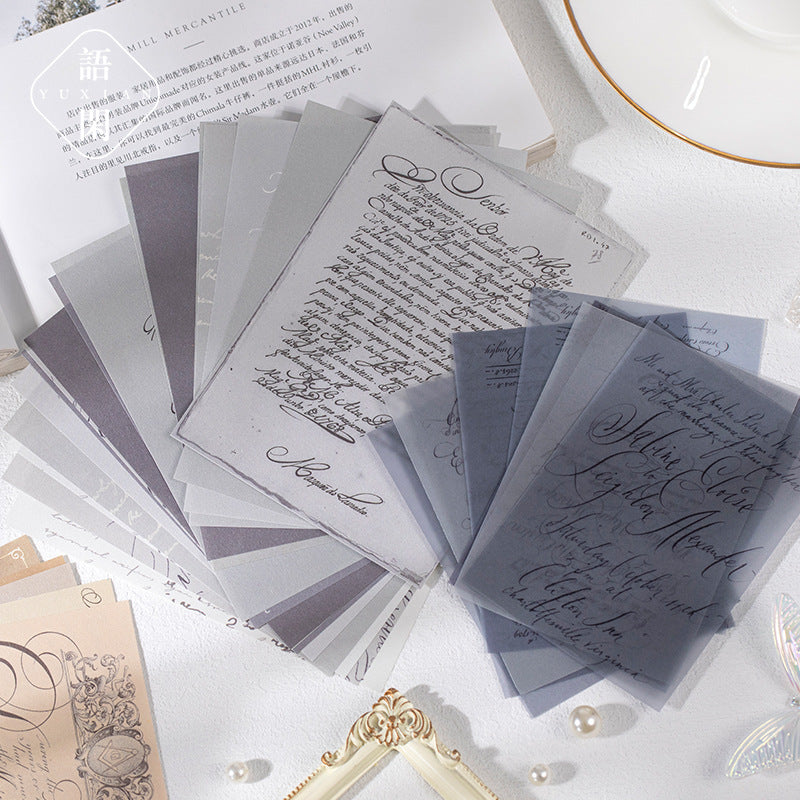 Retro Letterhead Material Paper, 4 Options - ViktaShop