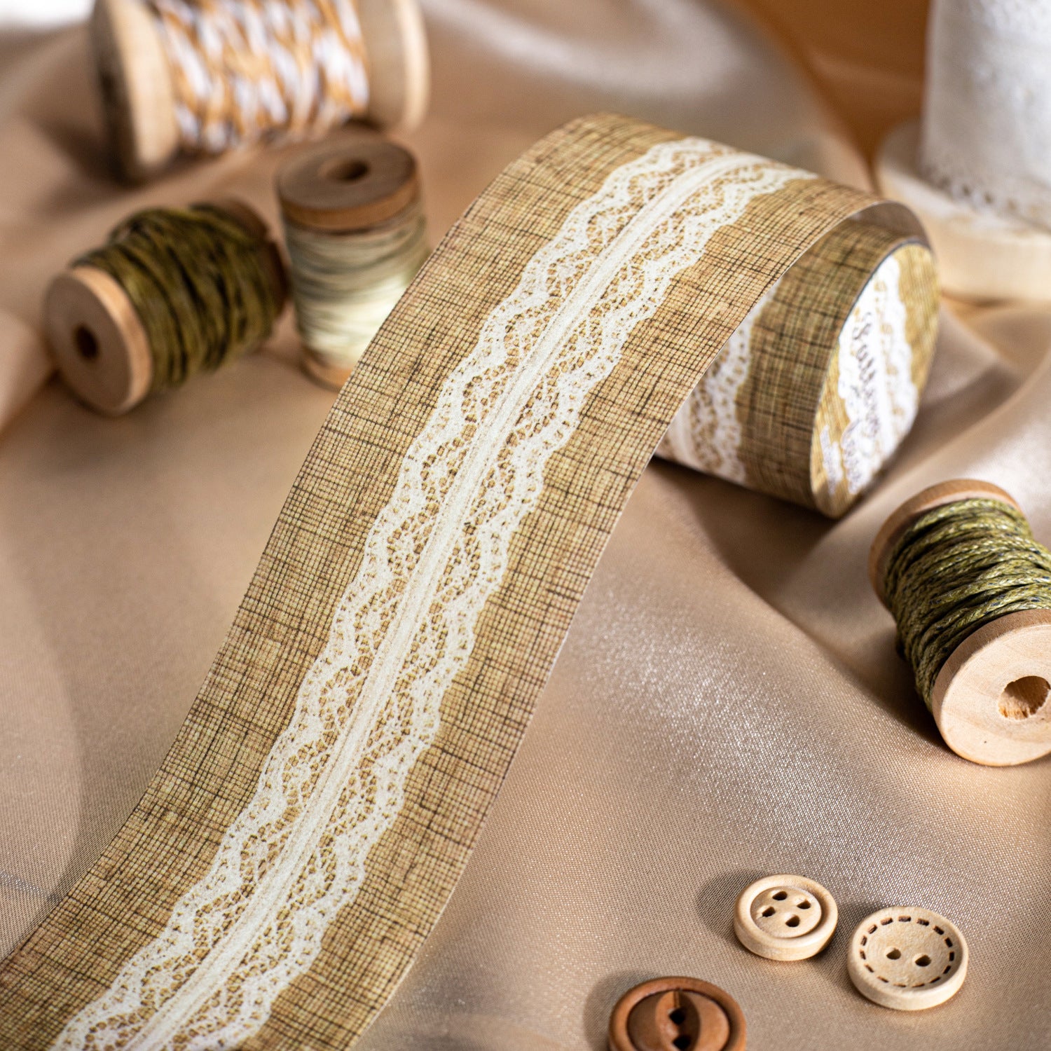 Lace Cloth Tape - Earth Dreams Series, 6 Options - ViktaShop