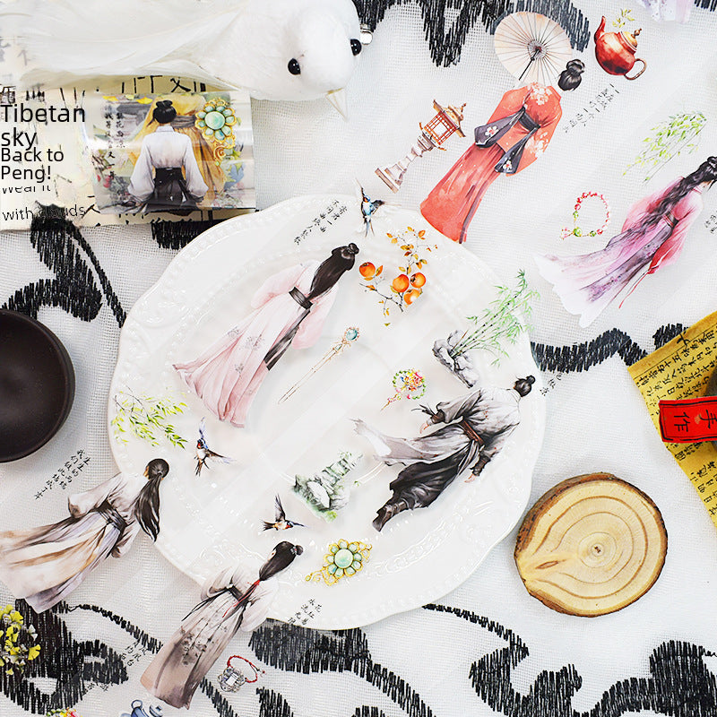 Antique Character PET Tape – Special Material for Journal Decoration - ViktaShop