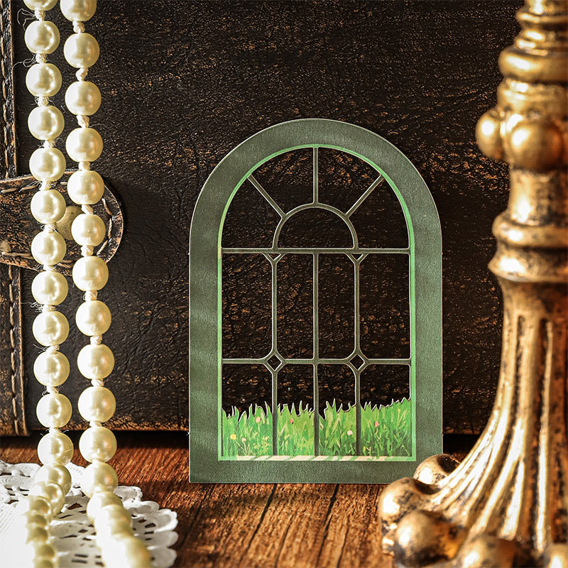 Material Package – Small Town Window Retro, 4 Options - ViktaShop