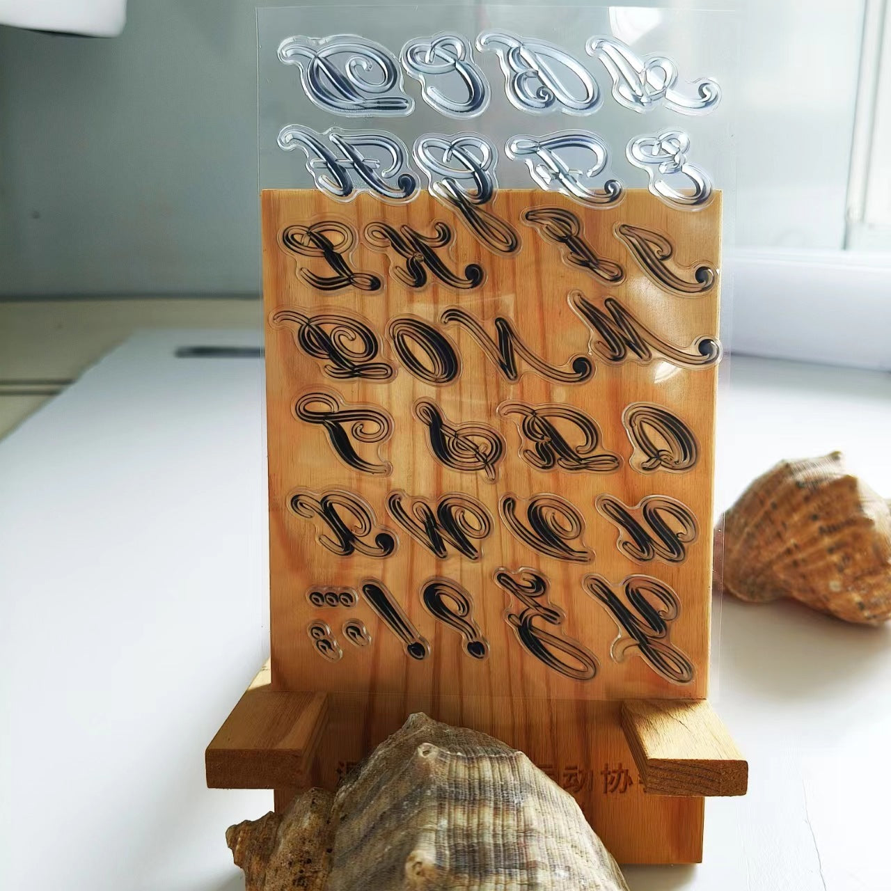Small English Letters Transparent Silicone Stamp - ViktaShop