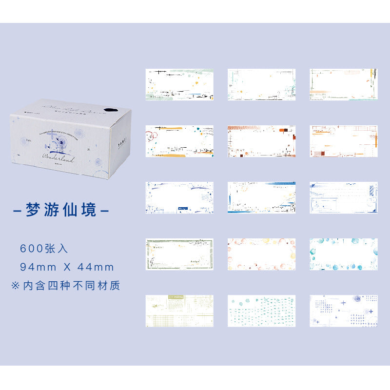 Note book set 600 sheets