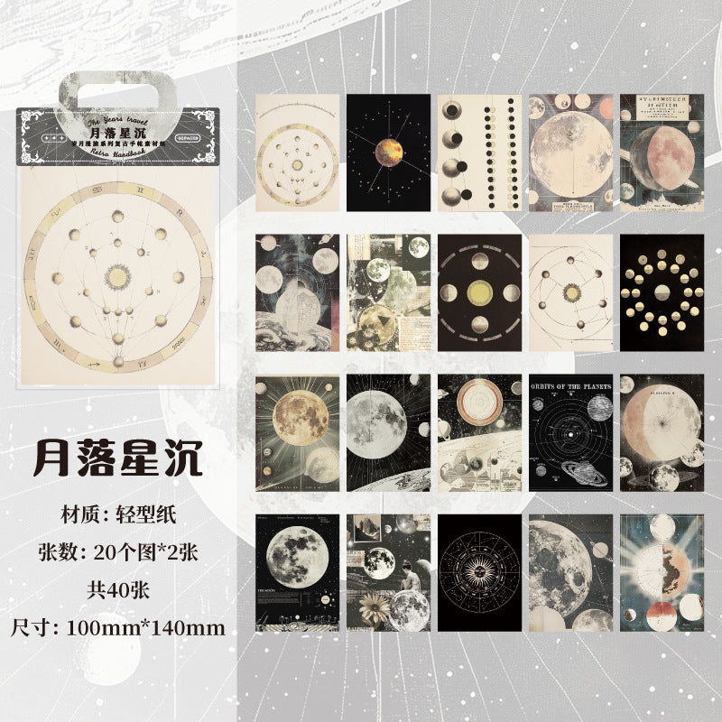 Travel Series Retro Note Paper - 6 Pcs