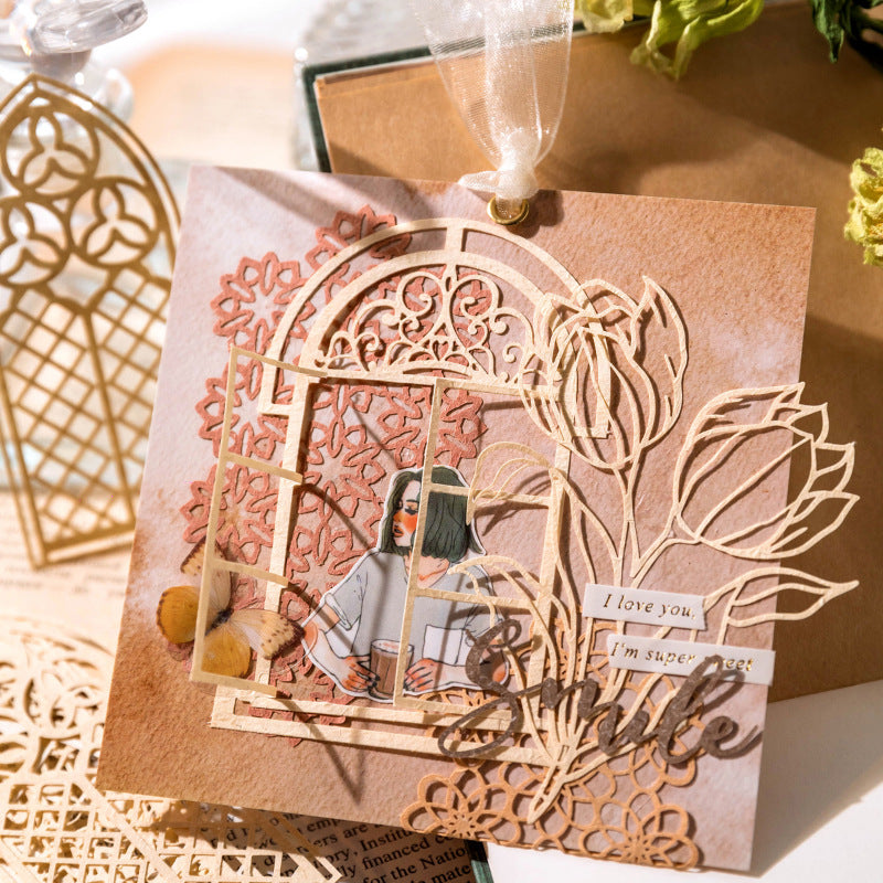 Vintage Material Paper – Retro Scrapbooking and Collage Paper Sheets - ViktaShop