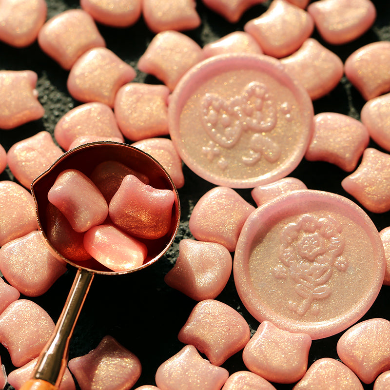 Cute Cat Head Wax Seal Set – Mixed Color Polarized Wax Grains - ViktaShop