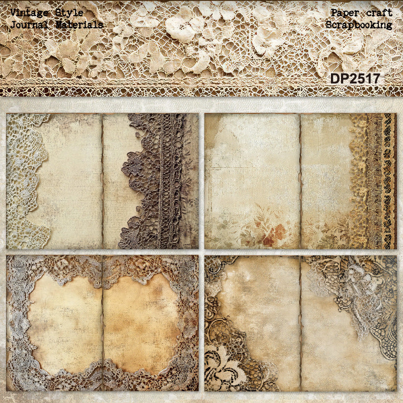 Vintage paper material background A5