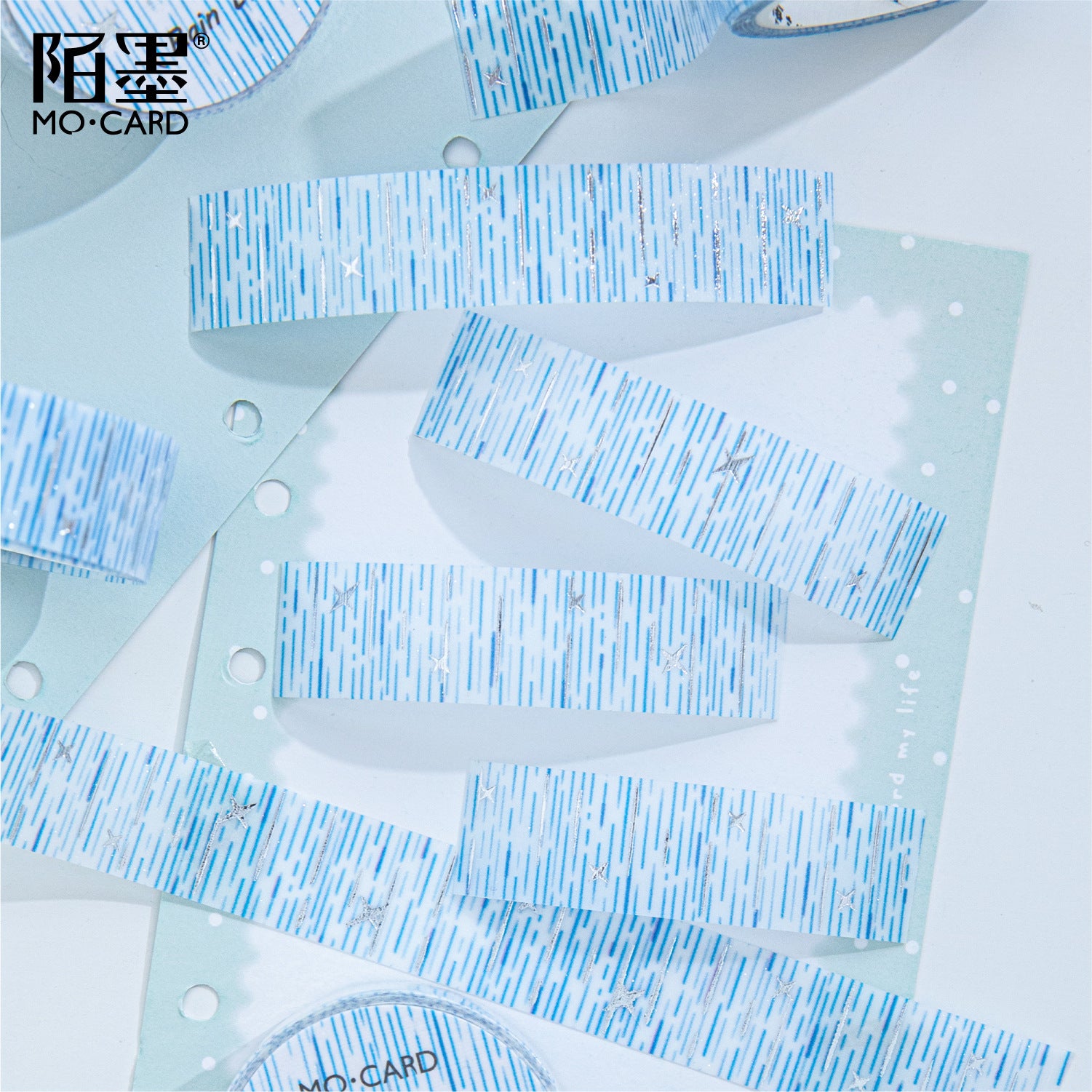 Starry Sky Hot Silver Washi Tape, 2m - ViktaShop