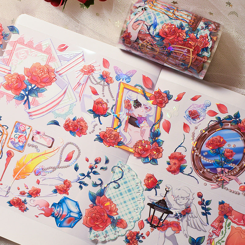 Retro Flower PET Tape - 2m - ViktaShop