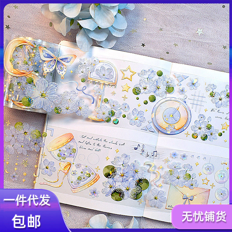 Shell Light Floral PET Tape – 2 m