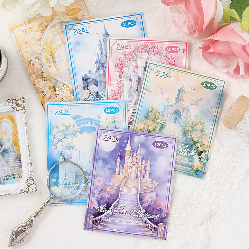 Secret Realm Waterproof PET Sticker Pack, 10 Pcs - ViktaShop