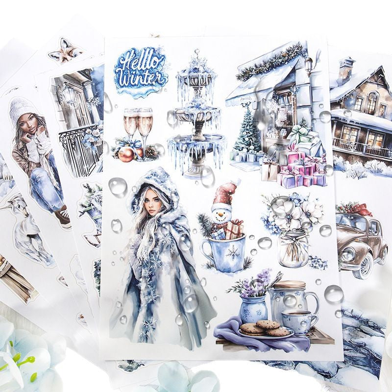 Ice and Snow World Landscape Sticker Book - ViktaShop