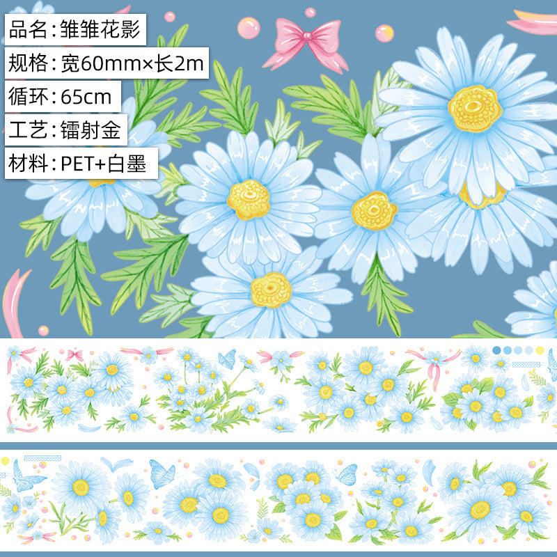 Flower Decoration – Creative Handmade Rose PET Tape - 2m - ViktaShop