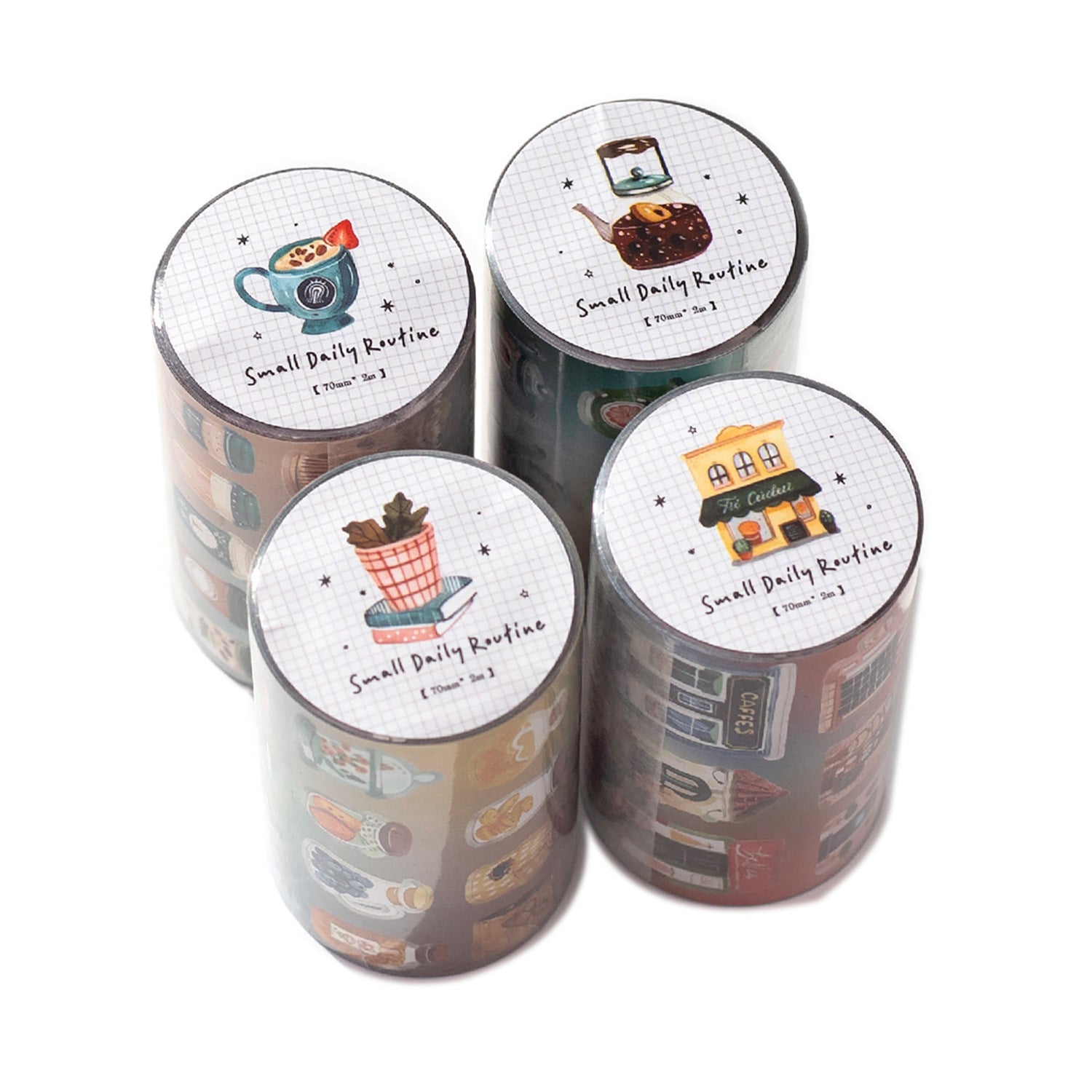 Small Daily Series – Adhesive Tape, Daily Life Theme, 2m - ViktaShop