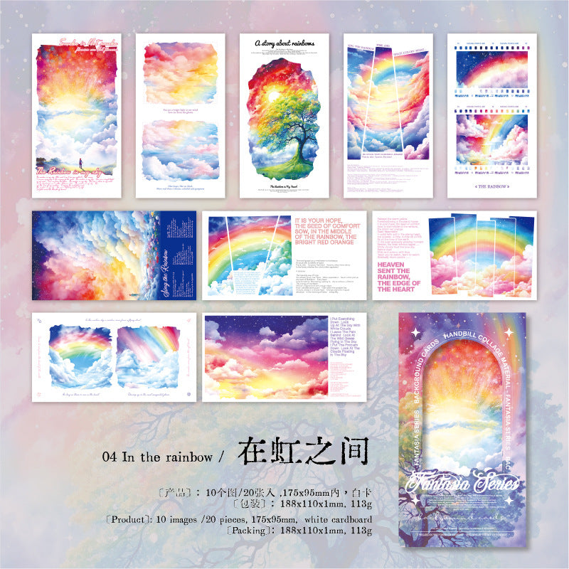 Background Paper – Wonderful Fantasy Serie, 20 Pcs - ViktaShop