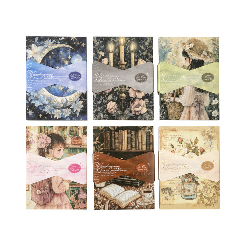 Retro Material Paper – 100 Pages for Scrapbooking & Journaling - ViktaShop