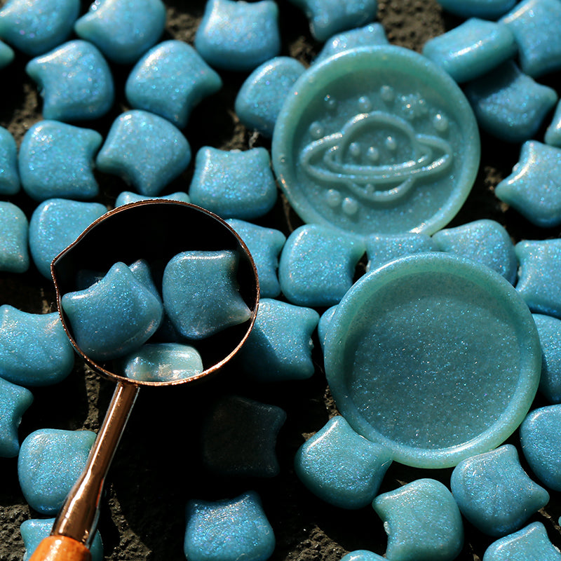 Cute Cat Head Wax Seal Set – Mixed Color Polarized Wax Grains - ViktaShop