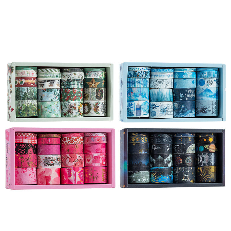 Winter Love Song Star Tape Set – Bronzing Paper Tape for DIY - ViktaShop