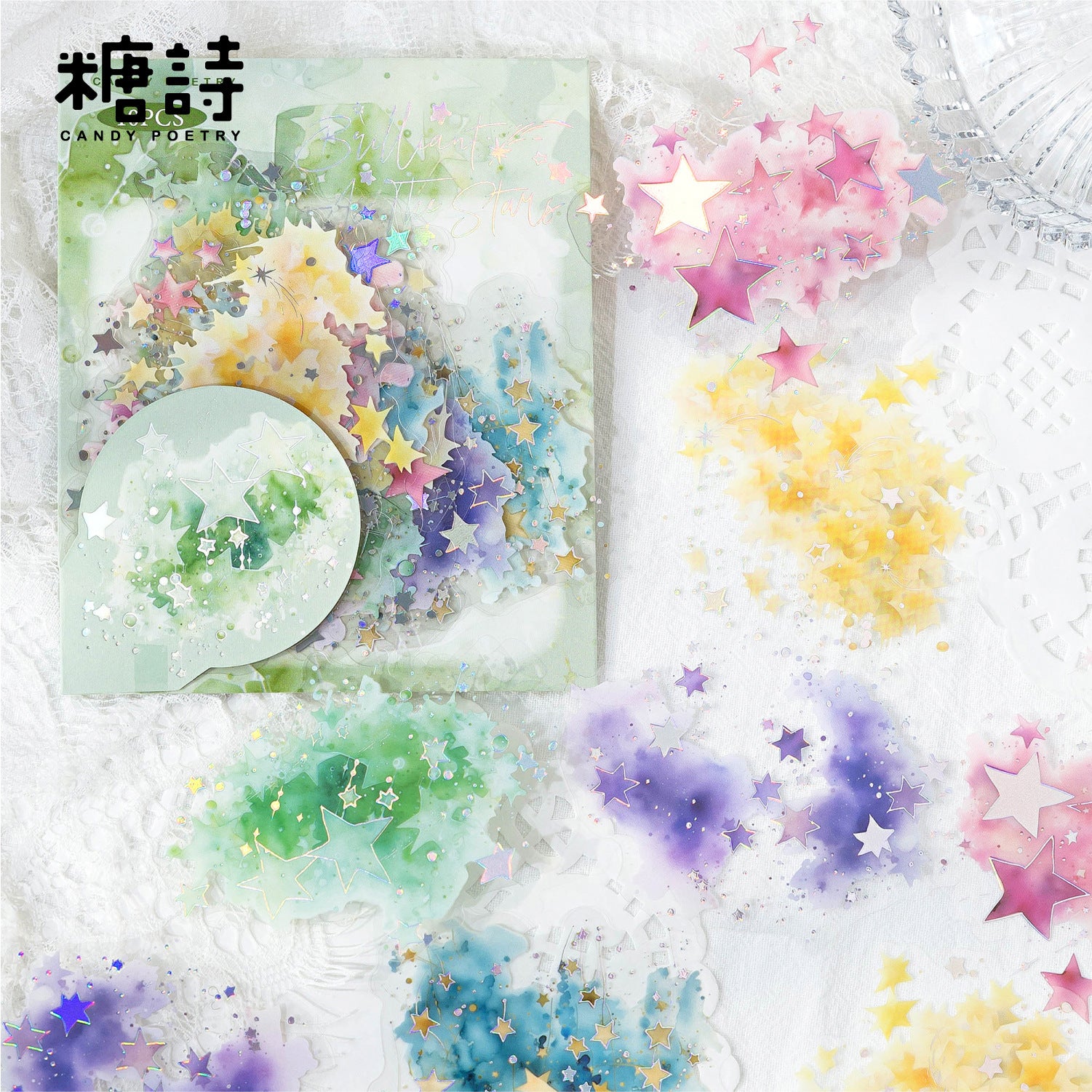 Watercolor PET Stickers - ViktaShop