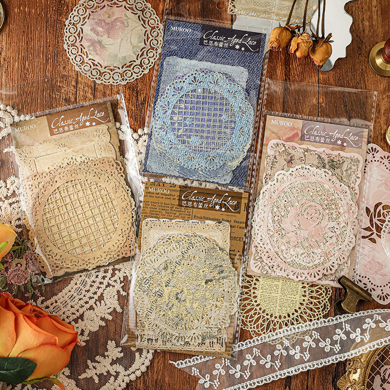Hollow Matte Paper – Barnbu Lace Series, 4 Options - ViktaShop