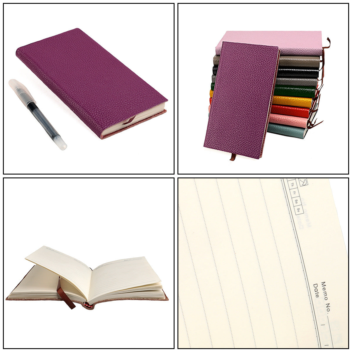 Genuine Cowhide Loose-Leaf Notebook – Scrapbooking Journal - ViktaShop