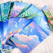 Star Dream Gummed Paper - Retro Story Series, 20 Pcs - ViktaShop