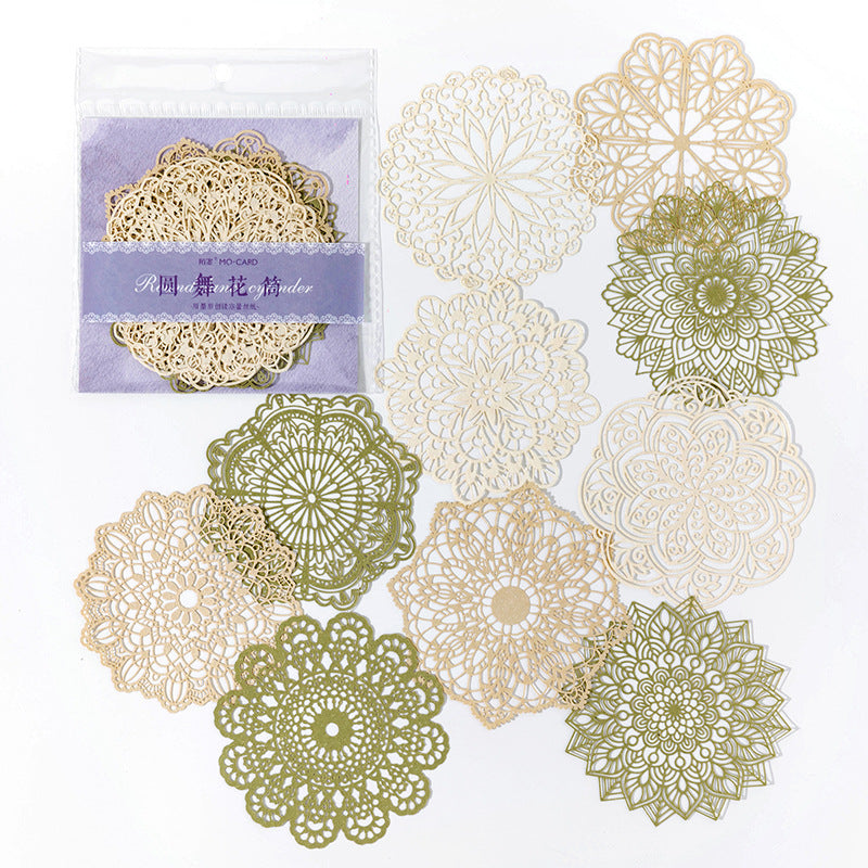 Vintage Material Paper – Retro Scrapbooking and Collage Paper Sheets - ViktaShop