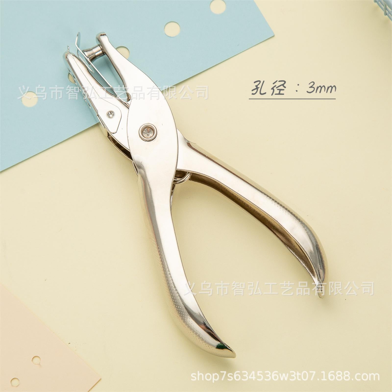 Single Hole Punch – 3mm/6mm Handheld DIY Tool, 9 Options - ViktaShop