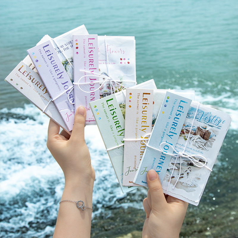 Watercolor Landscape Material Paper – Leisurely Journey Series, 20 Pcs - ViktaShop