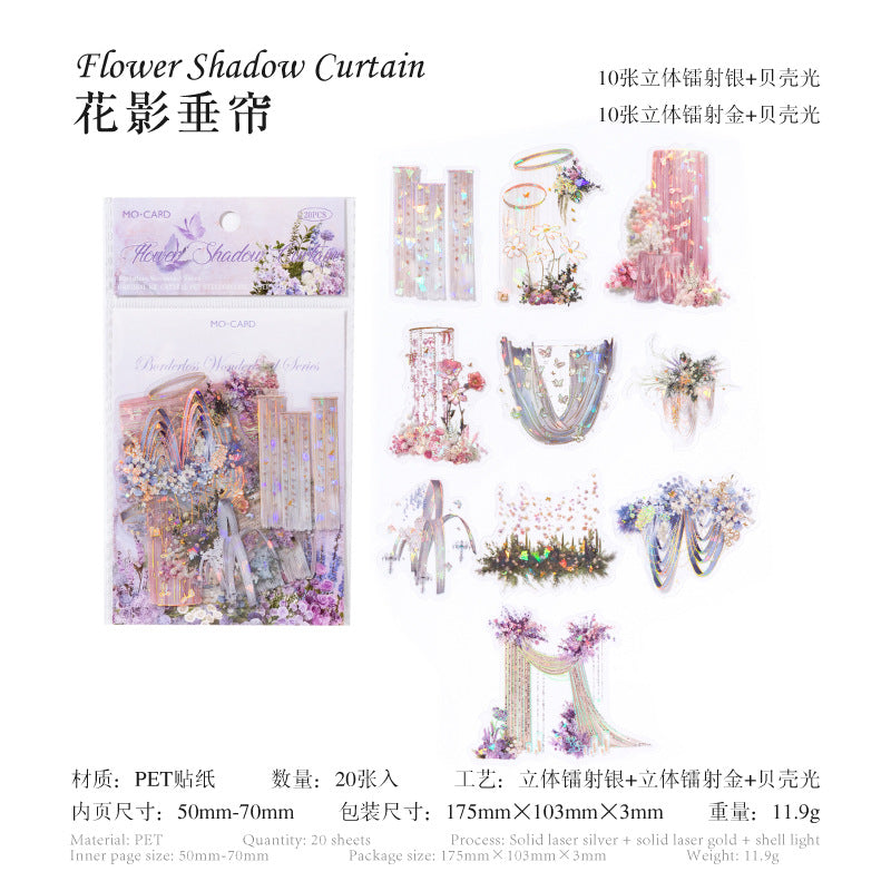 Ice Crystal PET Sticker Bag Unbounded Fairyland Series - ViktaShop