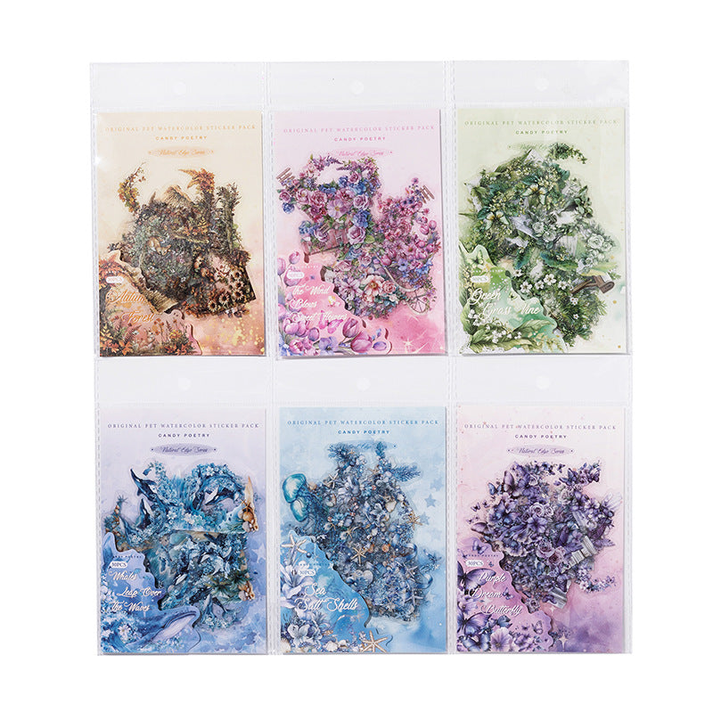 Beautiful PET Corner Style Stickers for Scrapbooking - ViktaShop