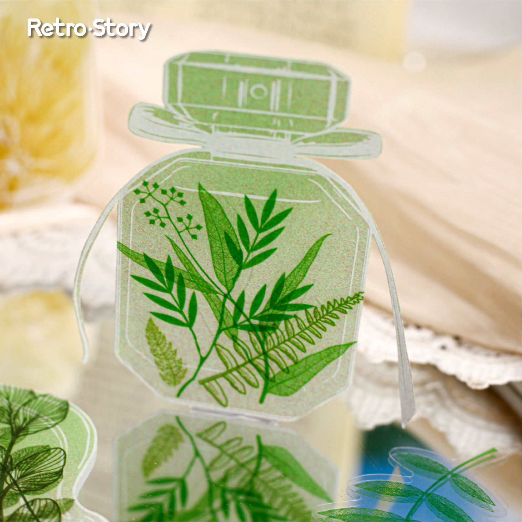Leaf Series Stickers, 6 Options - ViktaShop