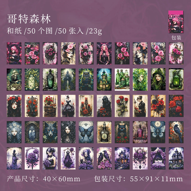 Fantasy Book Series – Sticker Book, 50 Pcs