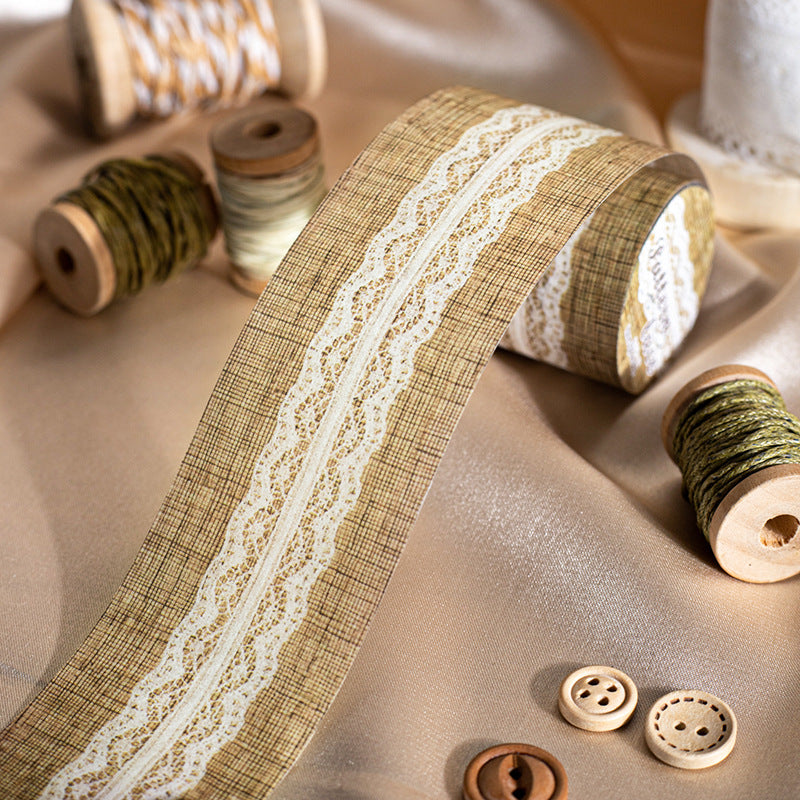 Paper Tape – Lace Cloth Series, Creative Decorative Material, 2m - ViktaShop