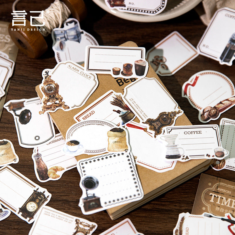 Japanese Paper Stickers: Snap of Time Series 6 Styles 15 psc