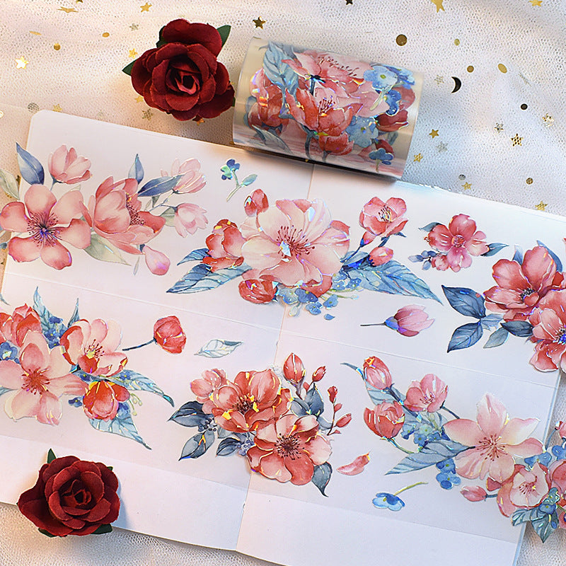 Flower Decoration – Creative Handmade Rose PET Tape - 2m - ViktaShop