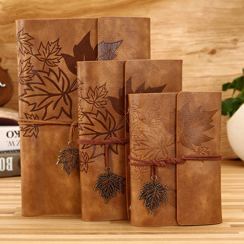 Retro Strap Loose-Leaf Notebook – Travel Day Journal - ViktaShop