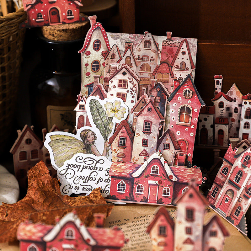 Fairy Tale Town Series Paper Stickers - ViktaShop