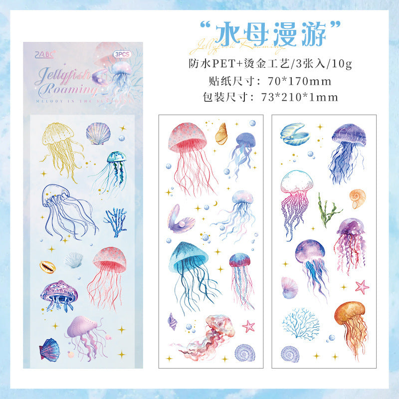 Sky Roaming Butterflies PET Sticker Pack, 4 Options - ViktaShop