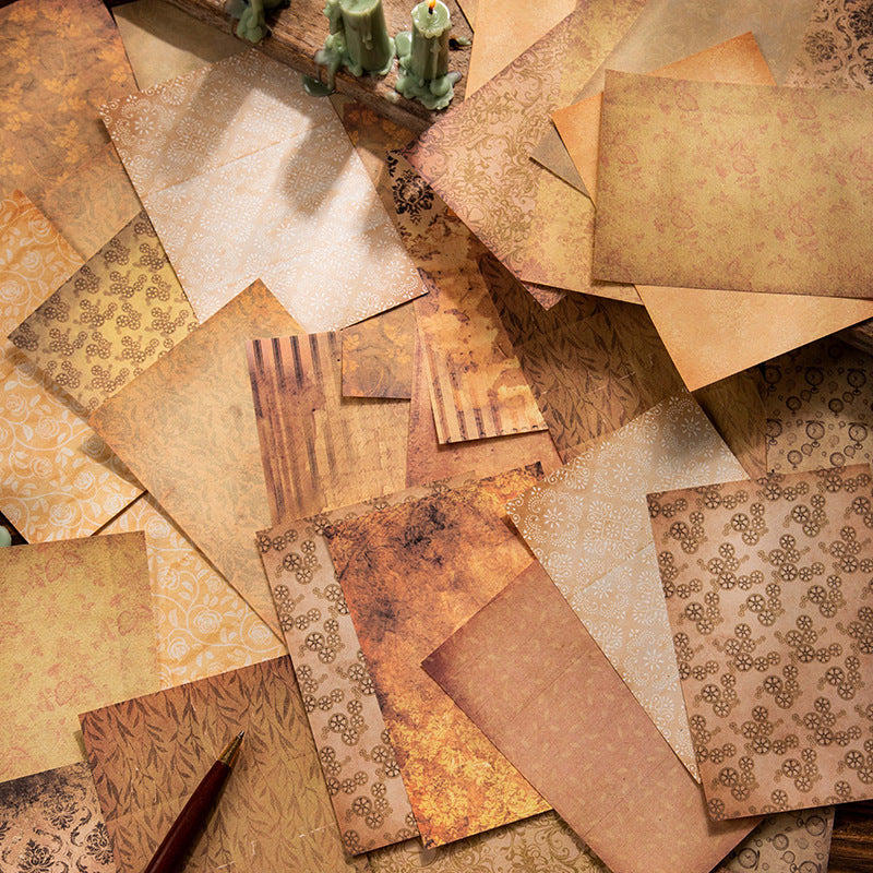 Retro Material Paper – Years Memories Series, 4 Options - ViktaShop