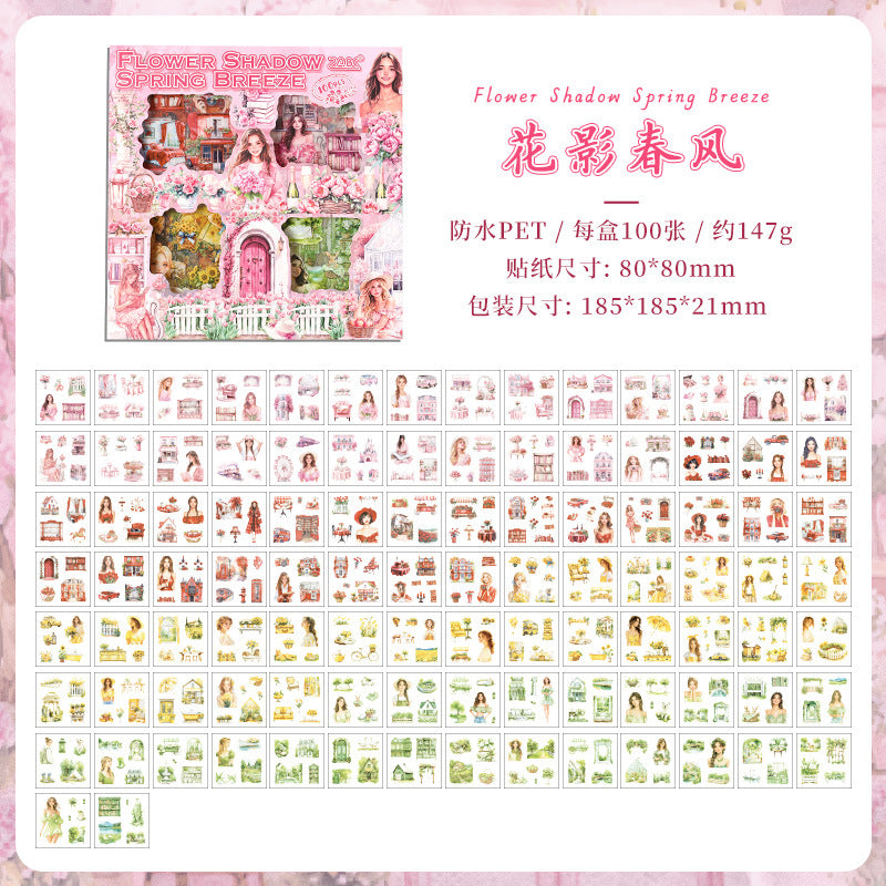 Four Seasons Box Set PET Stickers – 100 pcs - ViktaShop